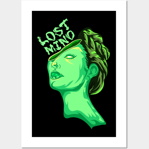 Lost Mind Wall Art by Firts King